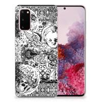 Silicone Back Case Samsung Galaxy S20 Skulls Angel - thumbnail