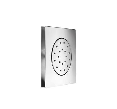 Bodyjet Hotbath Mate Twist Inbouw Massage Kantelbaar Vierkant Geborsteld Nikkel