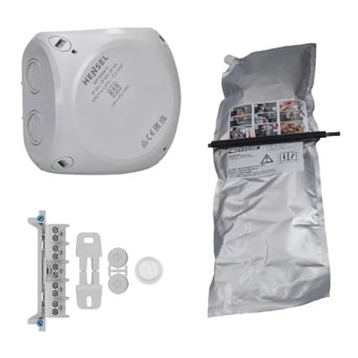 Hensel 62000101 Verdeeldoos Halogeenvrij, Verzegelbaar, Weerbestendig (l x b) 104 mm x 104 mm 1 stuk(s)