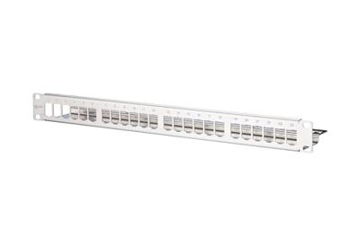 Metz Connect 130921-00-E 24 poorten Netwerkpatchpaneel 483 mm (19) Zonder connectoren 1 HE RVS Niet ingericht Metz Connect 130921-00-E 24 poorten Netwerkpatchpaneel 483 mm (19) Zonder connectoren 1 HE RVS Niet ingericht