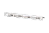 Metz Connect 130921-00-E 24 poorten Netwerkpatchpaneel 483 mm (19) Zonder connectoren 1 HE RVS Niet ingericht - thumbnail