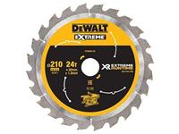 DeWALT Cirkelzaagblad voor Hout | Extreme Runtime | Ø 210mm Asgat 30mm 24T - DT99565-QZ - thumbnail