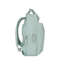New Rebels Harper Miami Rugzak 9L Waterafstotende Laptop Rugtas 13 inch Schooltas en Werktas van PU Comfortabel Salie Green - thumbnail