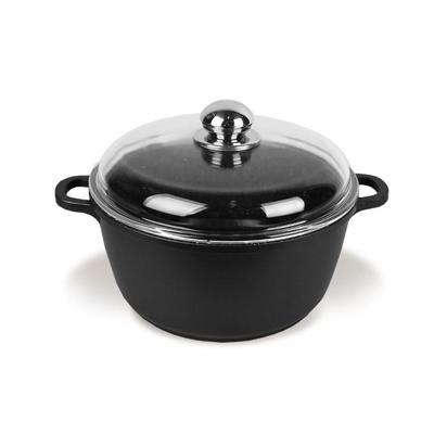 Maestro MR-4628C Pan met deksel 28 cm 5,8 l Zwart