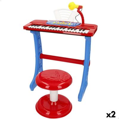 Met Toetsenbord met 37 toetsen Bontempi 43 x 56 x 23 cm (2 Stuks)