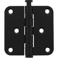 Intersteel Kogellagerscharnier 76x76mm RVS mat zwart afgerond tot 50 kilo - thumbnail