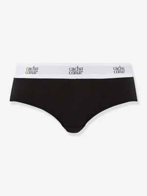 Zwangerschapsshort lage taille Life CACHE COEUR zwart