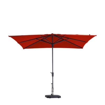 Stokparasol Syros 280 x 280 cm brick red zonwering Madison - Madison Stokparasol Syros 280 x 280 cm brick red zonwering Madison - Madison