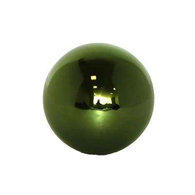 Deco Heksenbol Groen Glans Roestvrij Staal 15 cm Buitengewoon de Boet - Buitengewoon de boet