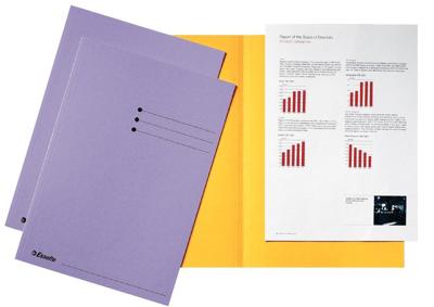 Esselte dossiermap lila, karton van 180 g/m², pak van 100 stuks