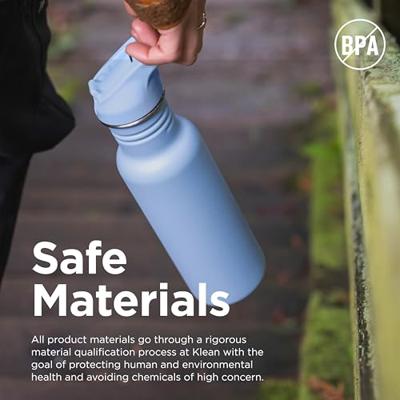 Klean Kanteen Drinkfles - classic narrow - sportdop met flip - clear sky - 532 ml