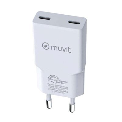 Auto oplader Muvit for Change HC-263C Wit 30 W