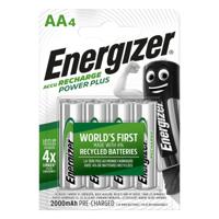 Energizer Power Plus HR06 Oplaadbare AA batterij (penlite) NiMH 2000 mAh 1.2 V 4 stuk(s) - thumbnail