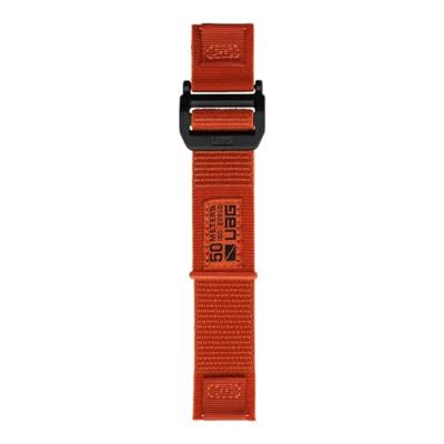 URBAN ARMOR GEAR Active Strap Samsung Galaxy Watch6 44/40mm, Watch6 Classic 47/43mm, Watch5 Pro 45mm, Watch4 44/40mm, Watch4 Classic 46/42mm (vervangingsbandje van nylon) roest (bruin)