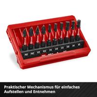 Einhell Impact Bit Taschenbox 10tlg 118653 Bitset 1/4 (6.3 mm), PH, PZ, Torx, Zeskant - thumbnail