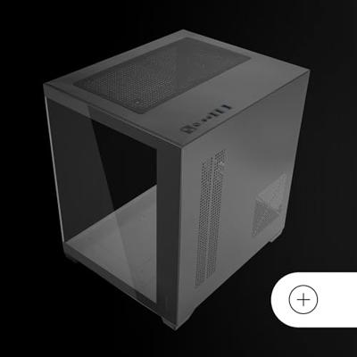 Micro ATX/ITX Mini tower-doos Behuizing Mars Gaming MCVIEW2 Zwart Micro ATX/ITX Mini tower-doos Behuizing Mars Gaming MCVIEW2 Zwart