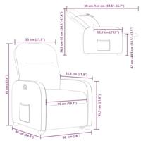 Sta-op-stoel verstelbaar stof bruin - thumbnail