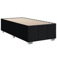 Boxspring met matras stof zwart 100x200 cm - thumbnail