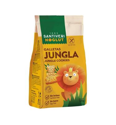 Santiveri Jungle koekjes naturel glutenvrij 100 Gram