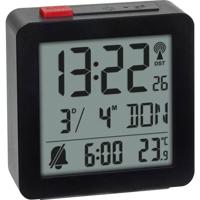 TFA Dostmann 60.2566.01 Wekker Zendergestuurd Zwart Alarmtijden 1 - thumbnail