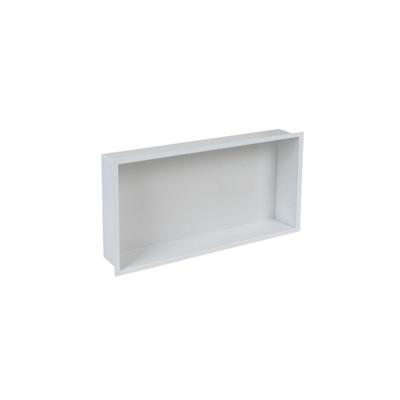 Plieger Inbox inbouwnis met flens 60x30x7.5cm waterproof RVS 4330050