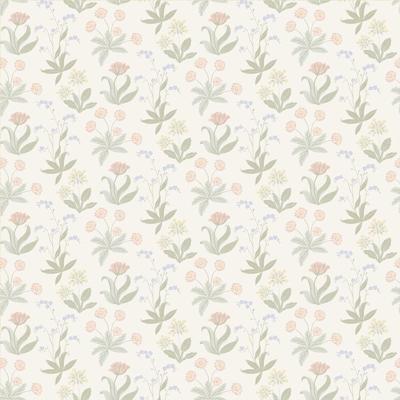 Dutch Wallcoverings Langenas - Fleur Green - Groen