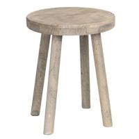 Houten Plantentafel Rond - 24 Ø x 31 cm - thumbnail