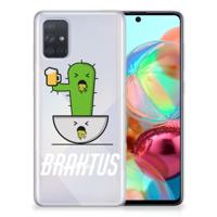 Samsung Galaxy A71 Telefoonhoesje met Naam Braktus - thumbnail