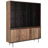DTP Home Vitrinekast 'Metropole' Teakhout, 210 x 180cm - thumbnail