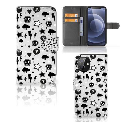 Telefoonhoesje met Naam iPhone 12 | 12 Pro (6.1") Silver Punk Telefoonhoesje met Naam iPhone 12 | 12 Pro (6.1") Silver Punk