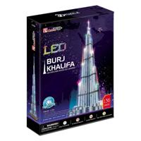 Cubic Fun 3d puzzel burj khalifa met led verlichting - thumbnail