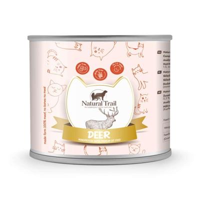 NATURAL TRAIL Monoprotein Deer - nat kattenvoer - 185g