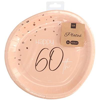 Borden 60 Jaar Elegant Blush (8st)