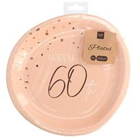 Borden 60 Jaar Elegant Blush (8st) - thumbnail