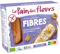 Krokante crackers vezels glutenvrij bio 150 Gram - thumbnail