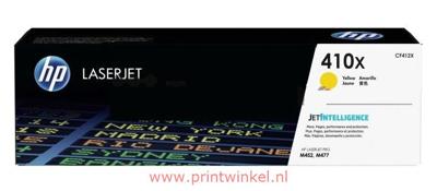 HP 410X originele high-capacity gele LaserJet tonercartridge HP 410X originele high-capacity gele LaserJet tonercartridge