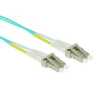 ACT 10 meter LSZH Multimode 50/125 OM3 glasvezel patchkabel duplex met LC connectoren - thumbnail