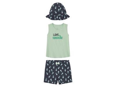 lupilu Kinder set, 3-delig (Donkerblauw/groen, 110/116)