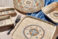 Rinart Serveerschaal - Celest - Porselein - 31x18 cm - set van 2 - thumbnail