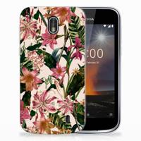 Nokia 1 | TPU Case | Flowers - thumbnail