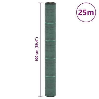 Worteldoek 1x25 m polypropeen groen