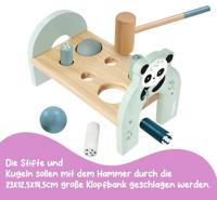 Eichhorn houten hamerbank panda - thumbnail