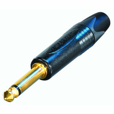 Jack plug 6.35 mm 2P