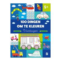 Standaard Uitgeverij 100 dingen om te kleuren: voertuigen (5+) - thumbnail
