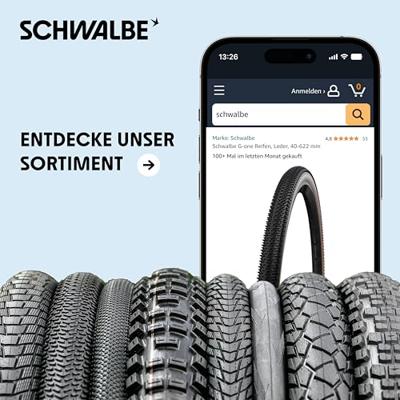 SCHWALBE binnenband aerothan scv15-ae 28" 23/32-622 60mm