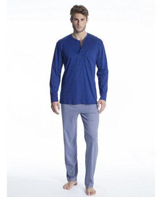 Calida Calida Herenpyjama lang 49861 Blauw L
