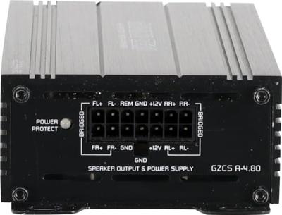 Ground Zero GZCS A-4.80 - 4-kanaals 320W Klasse D MICRO Autoversterker
