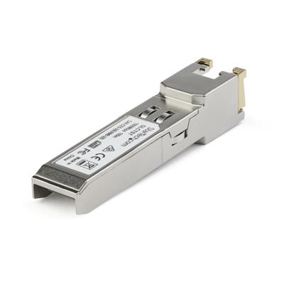StarTech.com Juniper SFP-1GE-t Compatibele SFP Module - 1000BASE-t - SFP aan RJ45 Cat6/Cat5e - 1GE Gigabit Ethernet SFP - RJ-45 100m - (SFP1GETST)