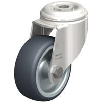 Blickle 574178 RVS apparaat-/zwenkwiel met boutgat, Ø 80 mm, glijlagers - thumbnail