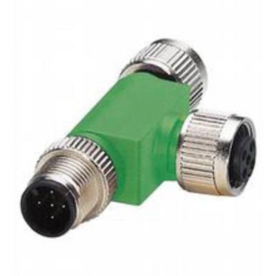 Pepperl+Fuchs 189351 T-verdeler M12 Aantal polen (sensoren): 5 Stekker, recht, Bus, recht 1 stuk(s)